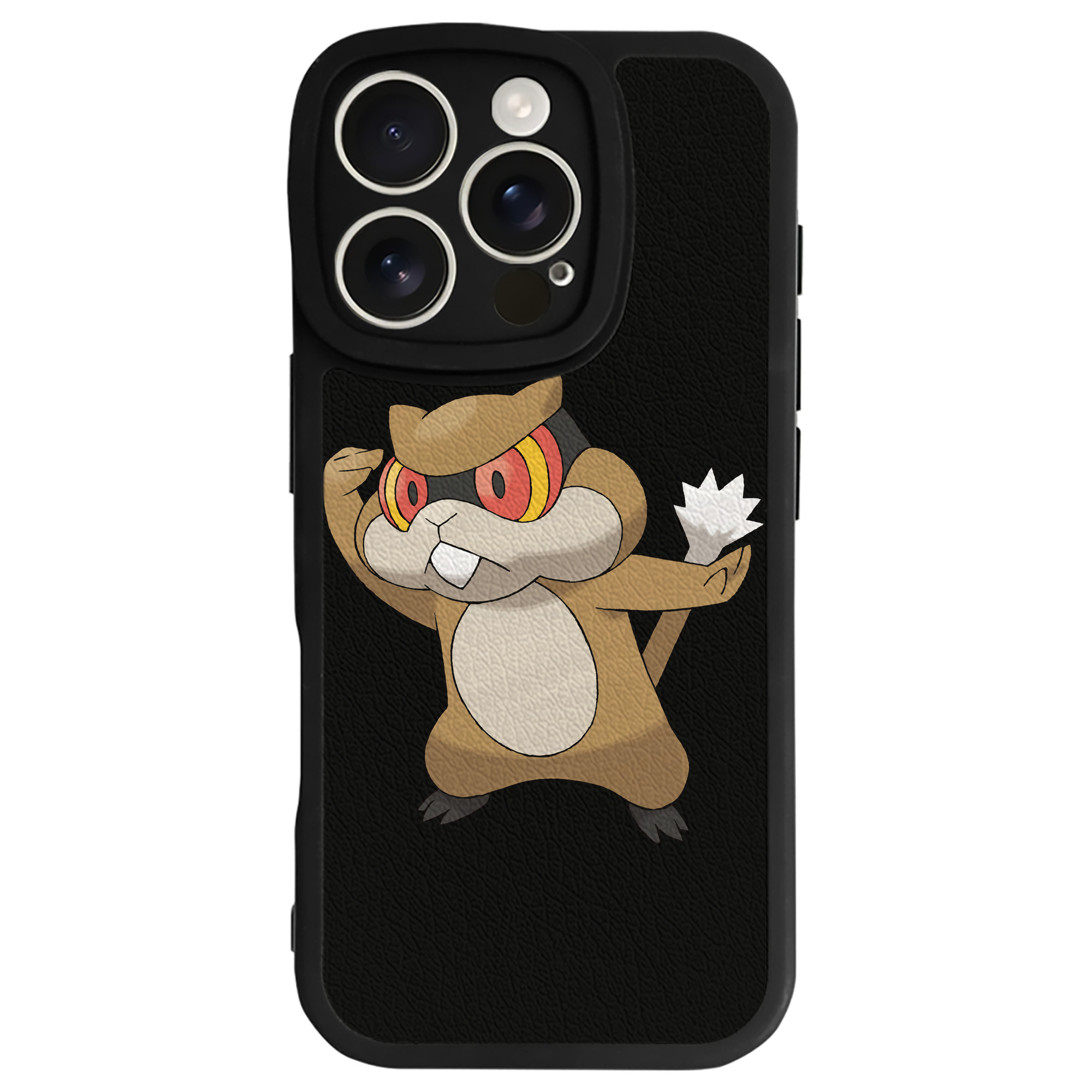 （画像用） ポケットモンスター Pokémon 【iPhone 16シリーズ対応】シリコンスマホケース（レザー調） 材質：シリコン